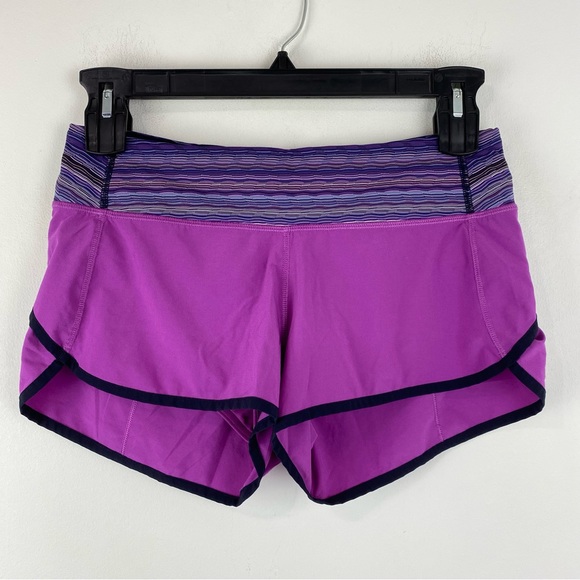 lululemon athletica Pants - Lululemon size 6 Women’s Purple Activewear Athletic Shorts